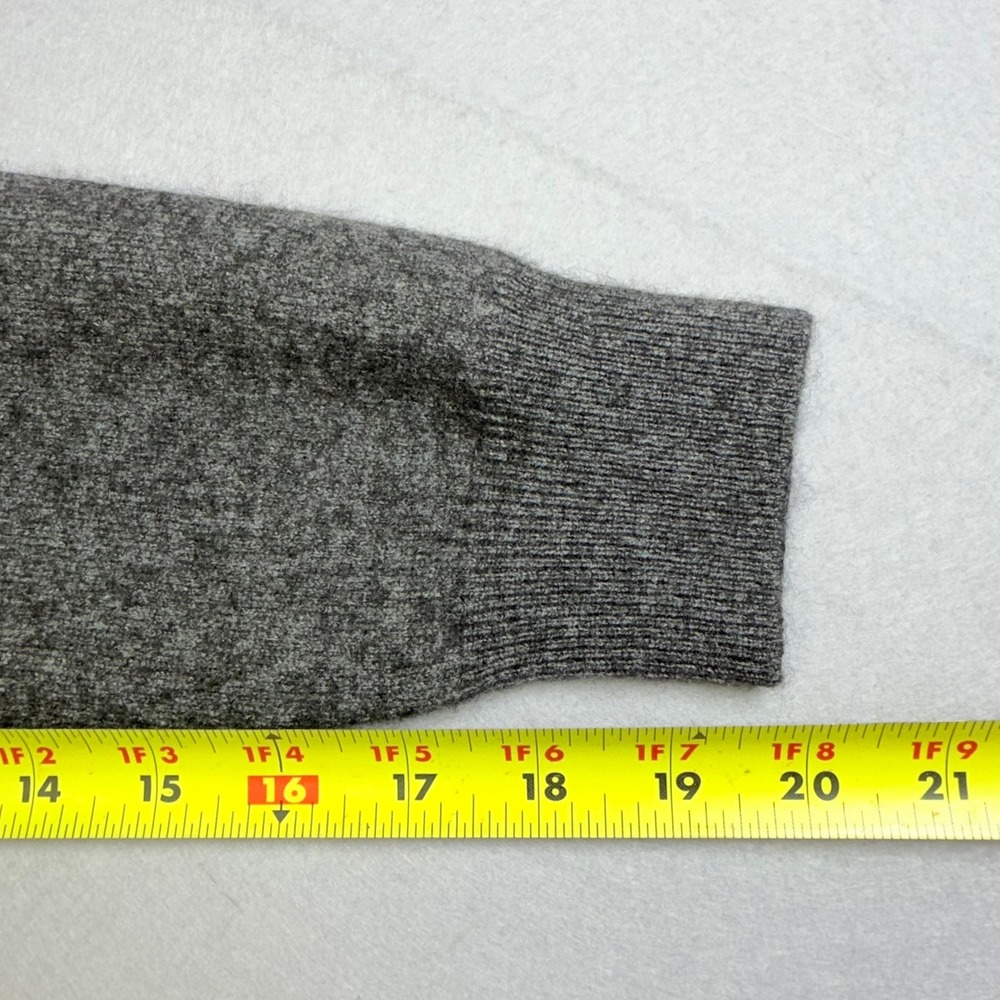 Rodd & Gunn V-Neck Sweater Mens Large Gray Cashmere Merino Wool Blend Knit - Picture 9 of 9